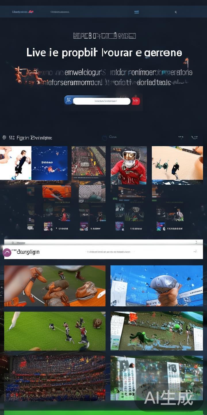 首页导航：登录后，首页会显示当前热门赛事、直播信息